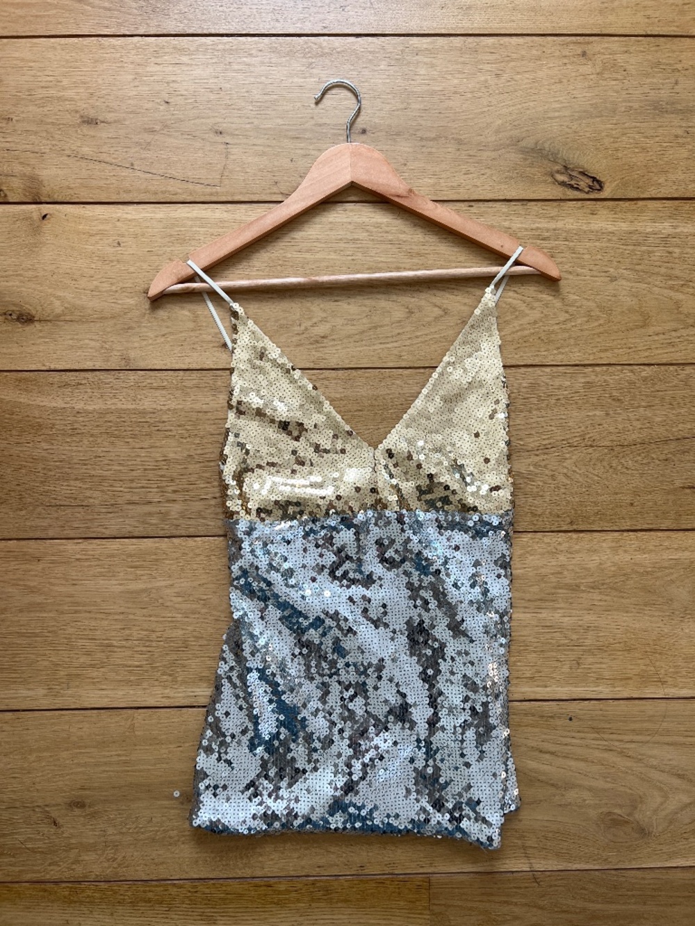 Victoria Beckham Sequinned Top (Retail £450+); XS/S; Good Condition